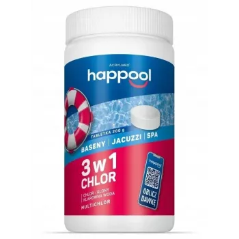 Acrylmed MULTICHLOR 3 vienā hlora baseina tabletes 1 kg