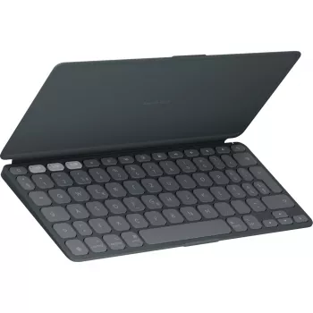 Logitech Keys-To-Go 2 for iPad - tastatūra - iebūvēts vāciņš - Bezvadu - Bluetooth LE - QWERTZ - Šveices - Grafīts (920-013008)