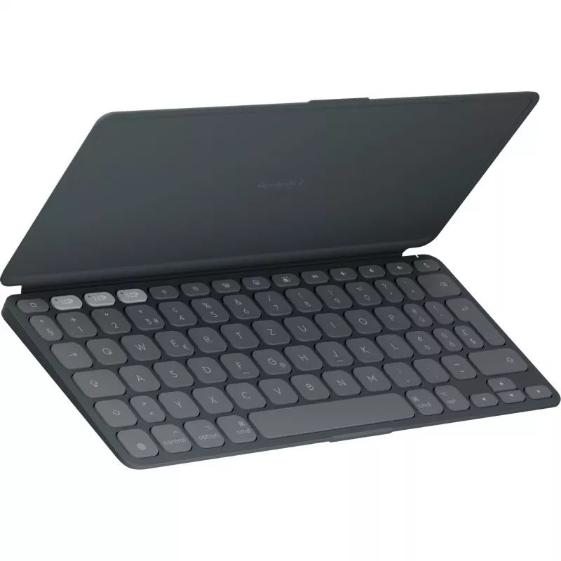 Logitech Keys-To-Go 2 for iPad - tastatūra - iebūvēts vāciņš - Bezvadu - Bluetooth LE - QWERTZ - Šveices - Grafīts (920-013008)