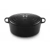 Le Creuset Signature 13,9 L ovāls melns