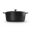 Le Creuset Signature 13,9 L ovāls melns