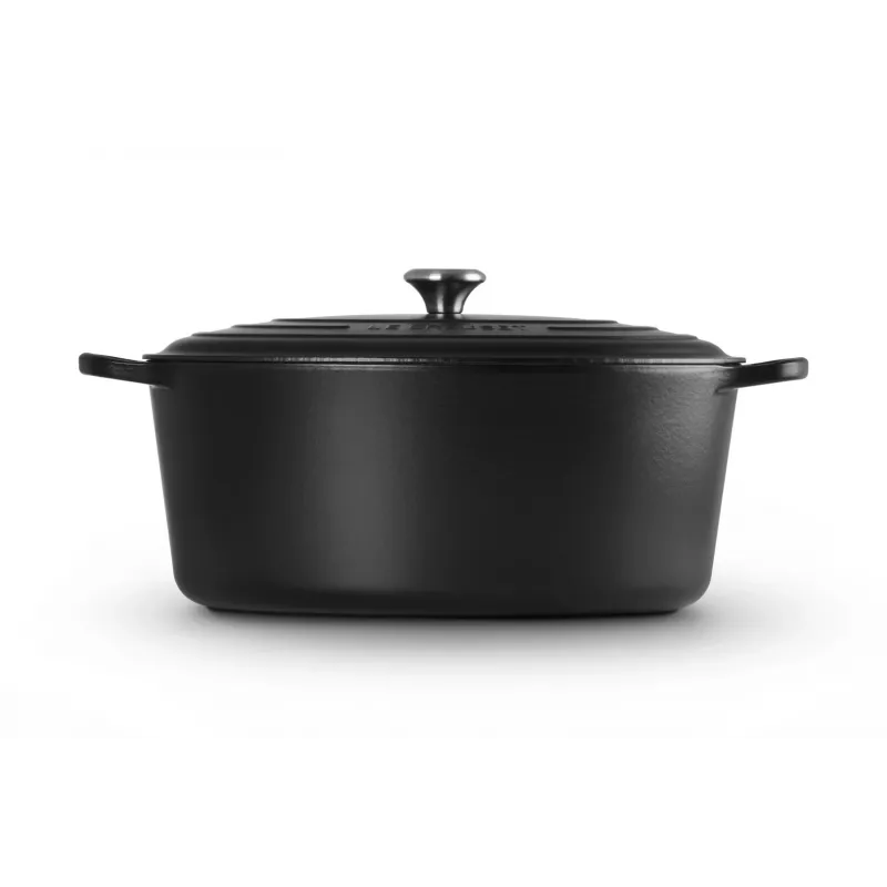 Le Creuset Signature 13,9 L ovāls melns