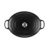 Le Creuset Signature 13,9 L ovāls melns