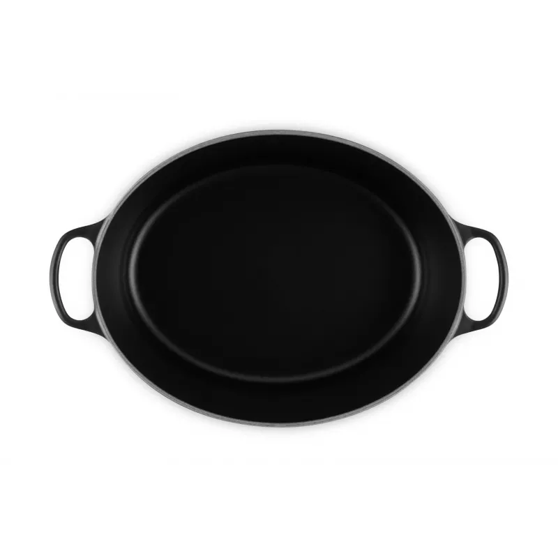 Le Creuset Signature 13,9 L ovāls melns