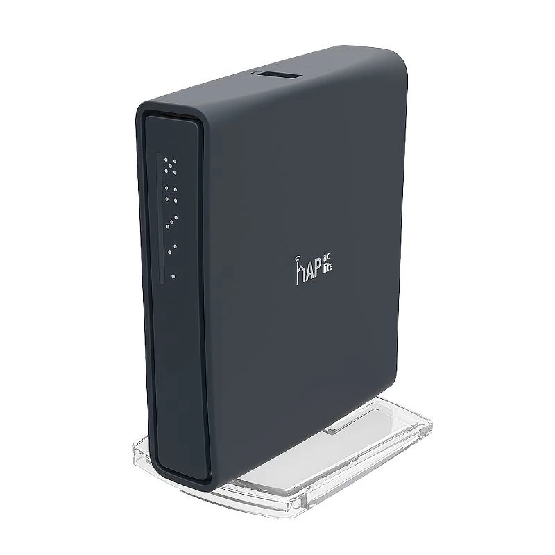 Mikrotik hAP ac lite tower melns Ar barošanu, izmantojot Ethernet (PoE)