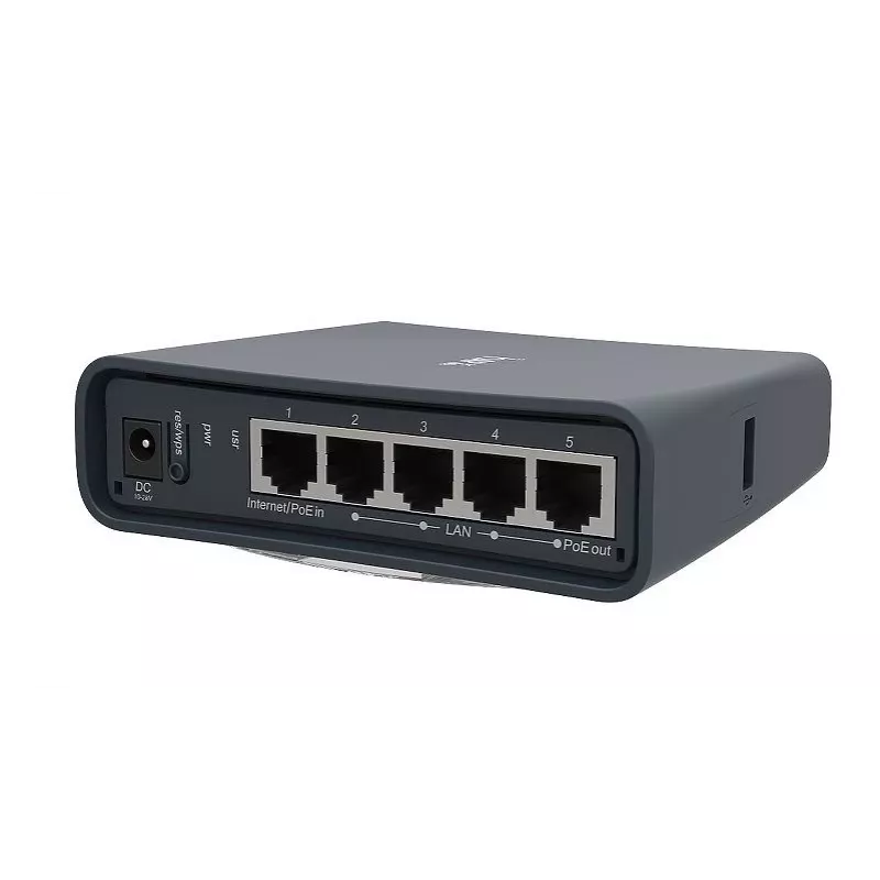 Mikrotik hAP ac lite tower melns Ar barošanu, izmantojot Ethernet (PoE)