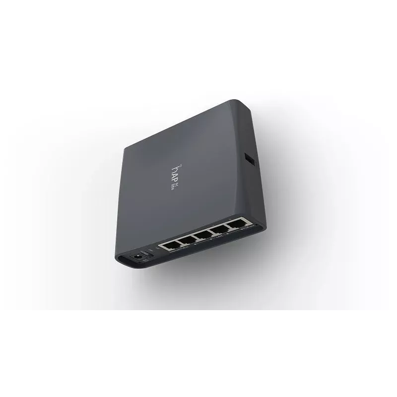 Mikrotik hAP ac lite tower melns Ar barošanu, izmantojot Ethernet (PoE)