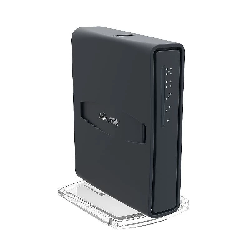 Mikrotik hAP ac lite tower melns Ar barošanu, izmantojot Ethernet (PoE)