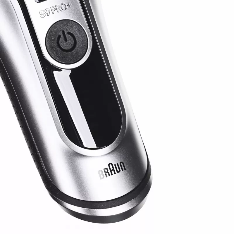 Braun Series 9 Pro+ 9667CC vīriešu skuveklis, folijas skuveklis ar trimmeri, sudraba