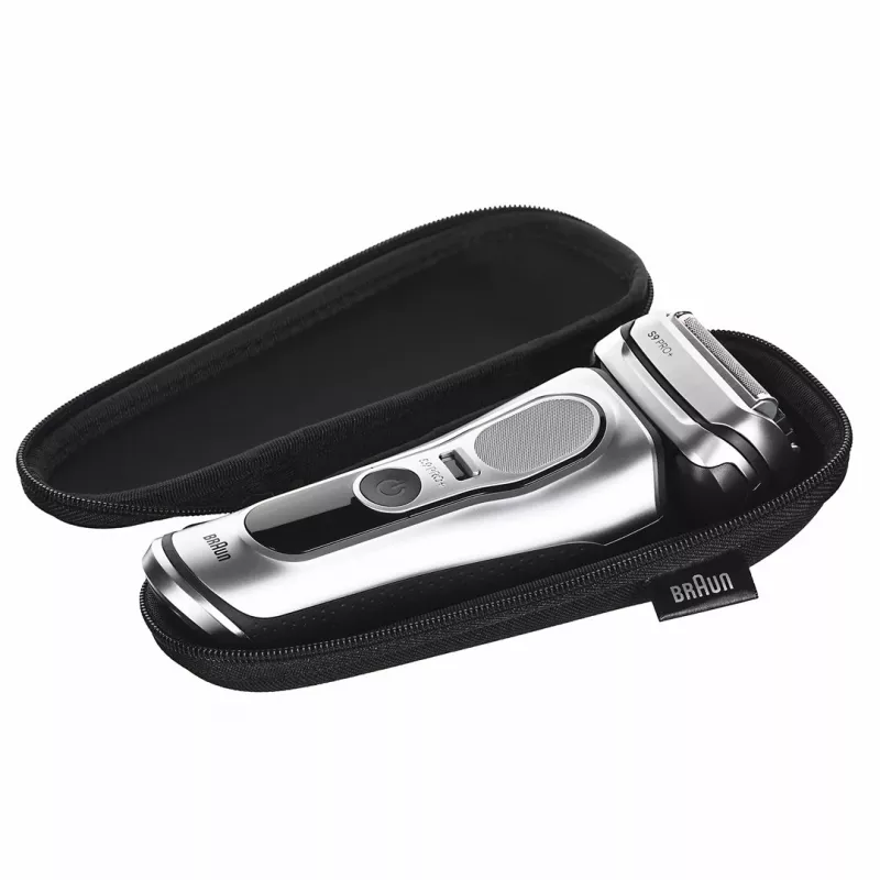 Braun Series 9 Pro+ 9667CC vīriešu skuveklis, folijas skuveklis ar trimmeri, sudraba