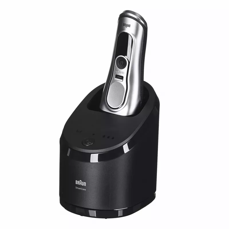Braun Series 9 Pro+ 9667CC vīriešu skuveklis, folijas skuveklis ar trimmeri, sudraba