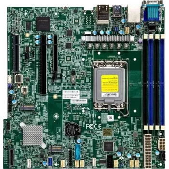 Supermicro Mainboard X13SCH-F micro-ATX Socket 1700 DDR5-only Single - Mātesplate - Intel Socket 1700 (Core i)
