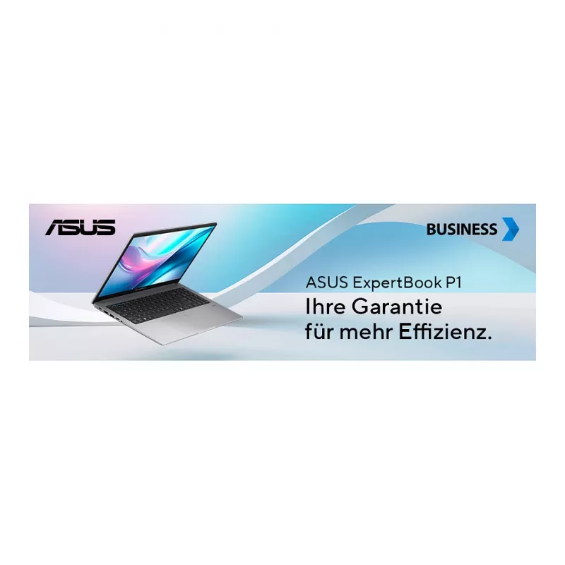ASUS ExpertBook P1 P1503CVA-S72335 C5-210H/16GB/512GBSSD/noOS - tastatūras izkārtojums var būt vācu