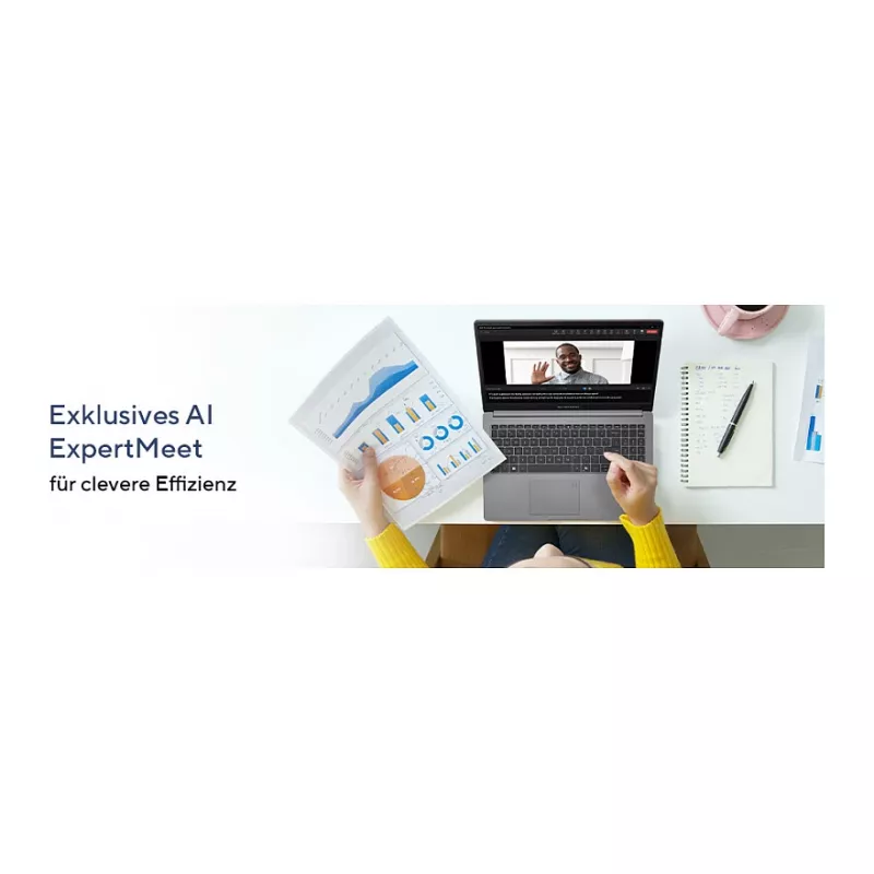 ASUS ExpertBook P1 P1503CVA-S72335 C5-210H/16GB/512GBSSD/noOS - tastatūras izkārtojums var būt vācu