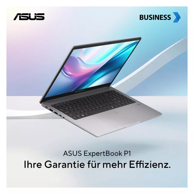 ASUS ExpertBook P1 P1503CVA-S72335 C5-210H/16GB/512GBSSD/noOS - tastatūras izkārtojums var būt vācu