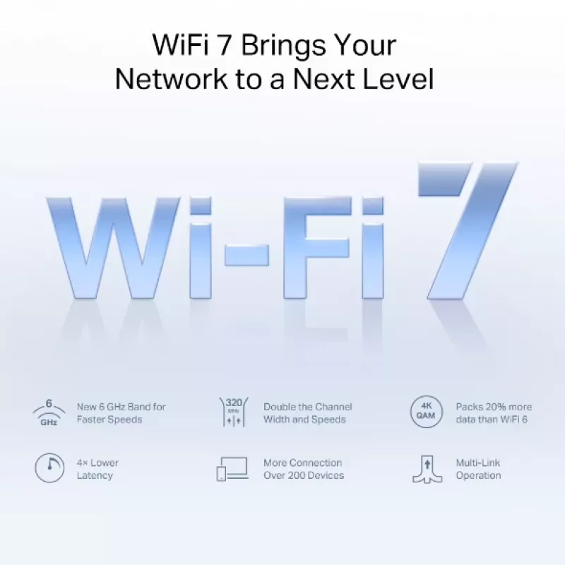 MERCUSYS Halo H47BE, Halo Mesh Wi-Fi 7 sistēma, 2 gab.