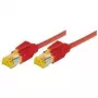 Tecline 72207R Ethernet komutācijas kabelis, sarkans