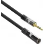 ACT 2 metri augstas kvalitātes audio pagarinātāja kabelis 3,5 mm stereo spraudnis vīr. - siev. (AC3615)