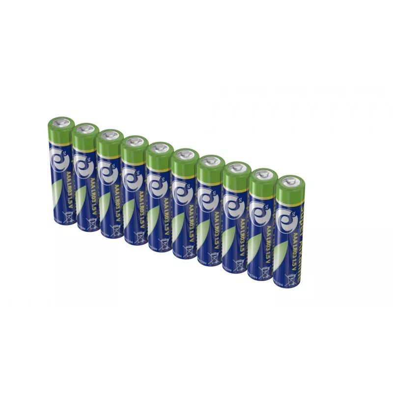 GEMBIRD Super Alkaline AAA baterijas, 10 iepakojumā