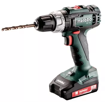 Metabo BS 18 L 1800 RPM bezatslēgas 1.6 kg melna, zaļa, sarkana, sudrabota