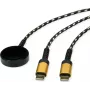 Roline 11.02.8342 USB kabelis, melns