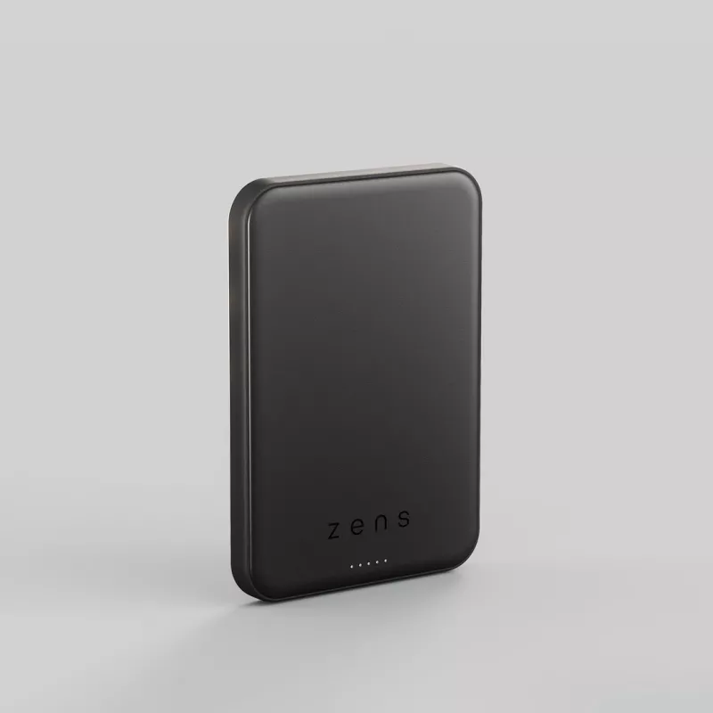 ZENS Pro 2 Semi Solid State Powerbank - Magnētiskais ārējais akumulators 10000 mAh saderīgs ar MagSafe un Qi2.2 25 W (melns)
