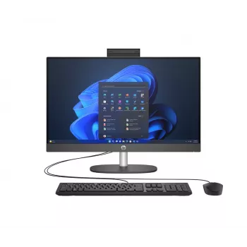 HP ProOne 245 G10 AiO Ryzen 7 77730U 23.8 FHD IPS 250 nitu AG 16 GB DDR4 3200 SSD512 Radeon Vega 8 Tastatūra+Pele Kamera 5 Mpx + IR W11Pro Balta 3 gadi uz vietas