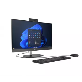 HP ProOne 245 G10 AiO Ryzen 7 77730U 23.8 FHD IPS 250 nitu AG 16 GB DDR4 3200 SSD512 Radeon Vega 8 Tastatūra+Pele Kamera 5 Mpx + IR W11Pro Balta 3 gadi uz vietas