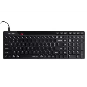 A4Tech Fstyler FBK27C bezvadu mehāniskā spēļu tastatūra, melna