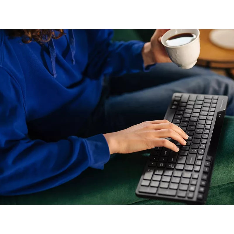 A4Tech Fstyler FBK27C bezvadu mehāniskā spēļu tastatūra, melna