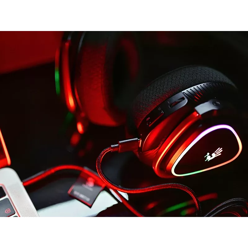 A4Tech 47751 Bloody MR710 RGB Gaming bezvadu austiņas, melnas
