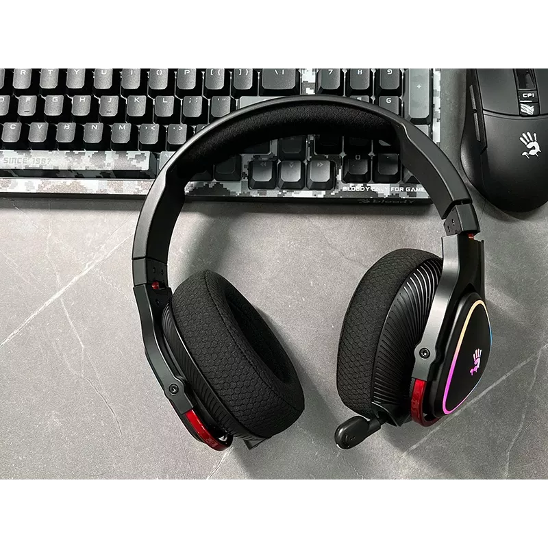 A4Tech 47751 Bloody MR710 RGB Gaming bezvadu austiņas, melnas