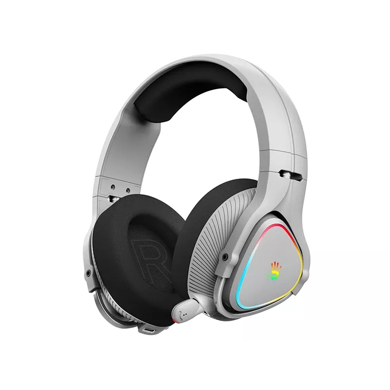 A4Tech 47752 Bloody MR710 RGB Gaming bezvadu austiņas, pelēka