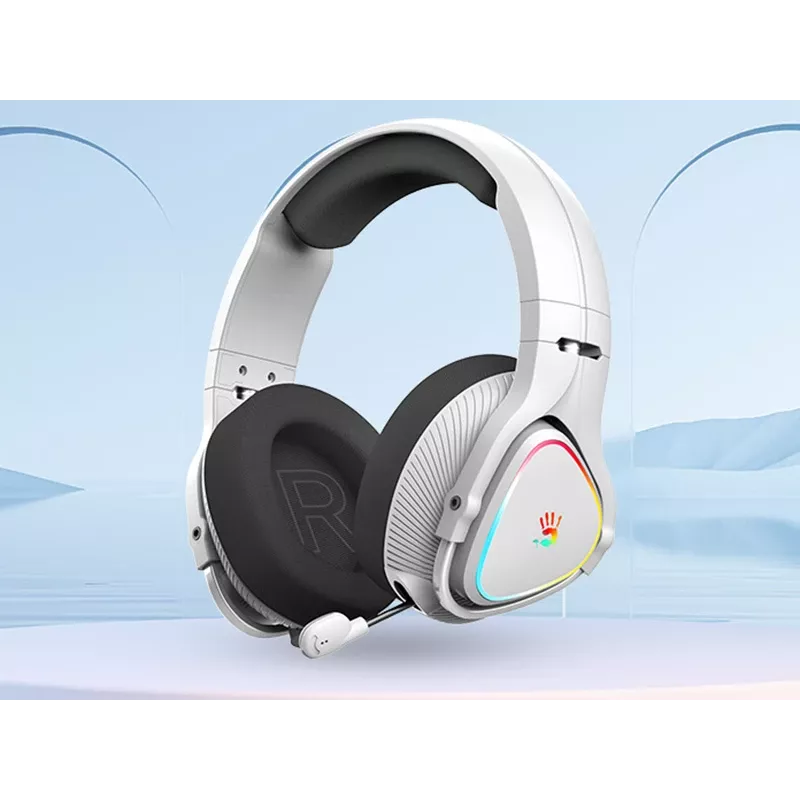 A4Tech 47752 Bloody MR710 RGB Gaming bezvadu austiņas, pelēka