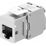 Goobay Keystone-Module RJ45 CAT 6A, STP, plāns, balta (77949)