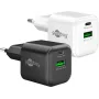 Goobay 20 W USB-C PD GaN divportu ātrais lādētājs Nano melns (79620)