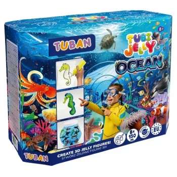 Tubi Jelly Ocean komplekts - liels akvārijs 8 krāsas
