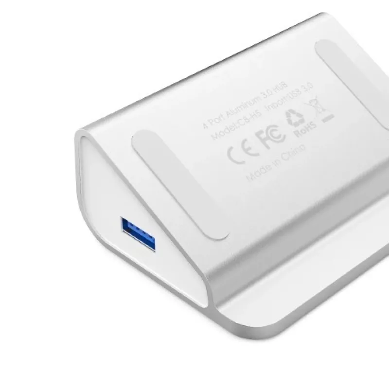 Centrmezgls CB-H5 USB alumīnijs | 4xUSB 3.0 | 5Gbps