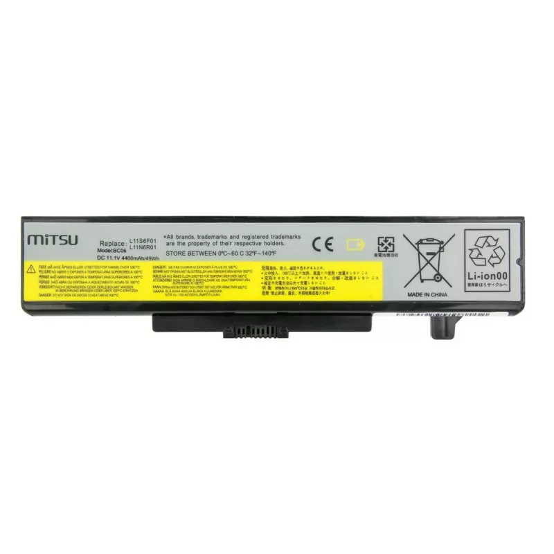 Akumulators Lenovo IdeaPad Y480 4400 mAh (49 Wh) 10.8 - 11,1 V