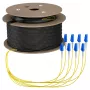 EFB Trunk kabelis U-DQ(ZN)BH OS2 8E (1x8) LC-LC 140m Dca LSZH G657A1