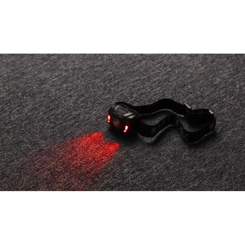Montis Akumulatorowa latarka nagłowna z sensorem MT001 Black Headband flashlight LED