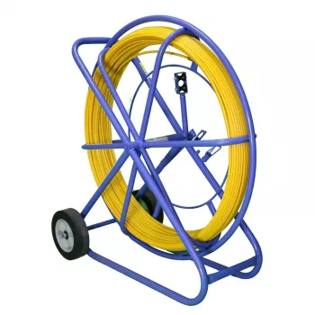 Extralink kabeļu ievilkšanas stienis Pilot 10mm 150m stikla šķiedra FRP, diam. 10mm, gar. 150m, dzeltens