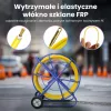 Extralink kabeļu ievilkšanas stienis Pilot 10mm 150m stikla šķiedra FRP, diam. 10mm, gar. 150m, dzeltens