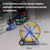 Extralink kabeļu ievilkšanas stienis Pilot 10mm 150m stikla šķiedra FRP, diam. 10mm, gar. 150m, dzeltens