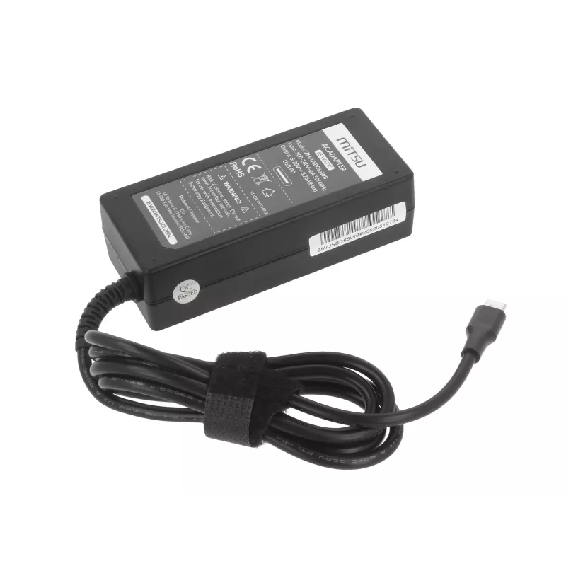 Klēpjdatora lādētājs 65W USB-C 5V-9V-12V-15V-20V/3A, 20V/3.25A PD