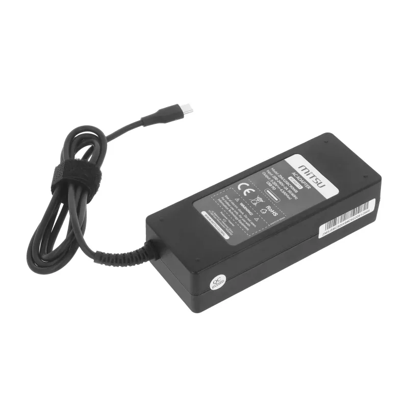 Klēpjdatora lādētājs 90W USB-C 5V-9V-12V-15V/3A, 20V/4.5A PD