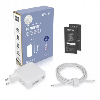 Laptop lādētāja barošanas bloks 67W USB-C 5V-9V-12V-15V/3A, 20V/3.35A PD