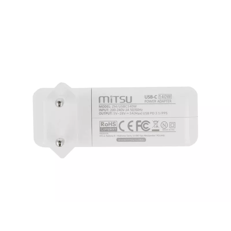 Klēpjdatora barošanas adapteris / lādētājs 100W USB-C 5V-9V-12V-15V/3A, 20V-28V/5A PD