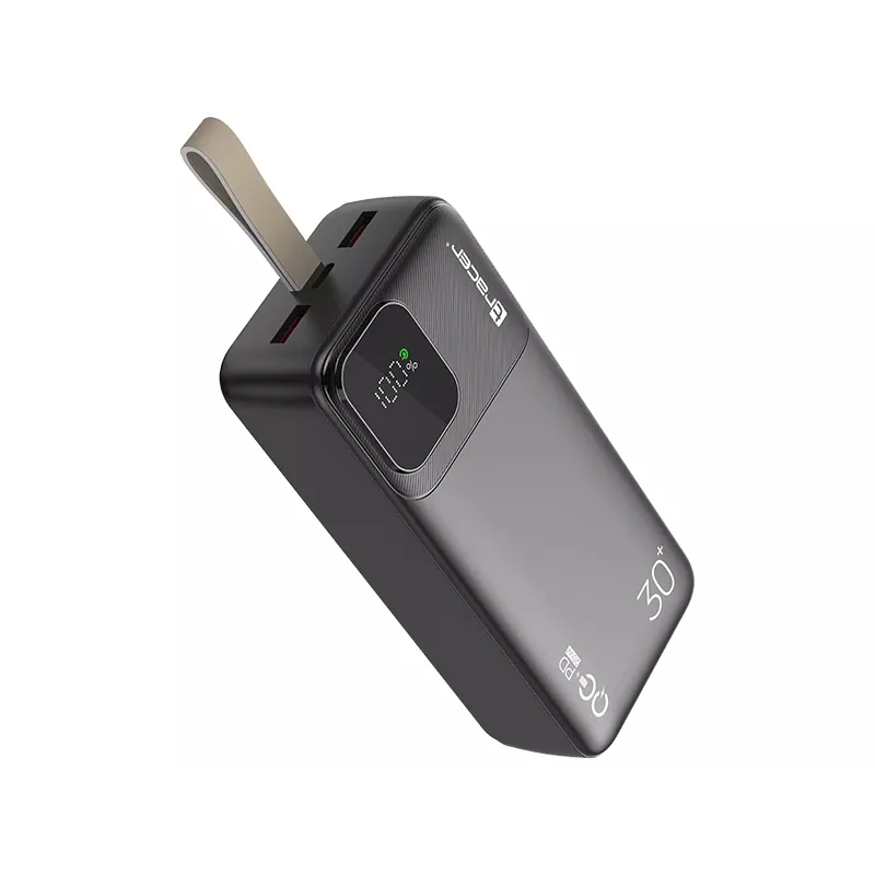 Tracer 47824 Prime-V3 30000mAh QC22.5W+PD20W Power Bank, Melns