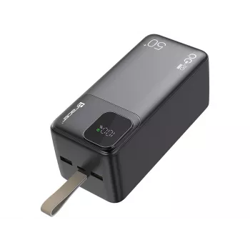 Tracer 47825 Prime-V5 50000mAh QC22.5W+PD20W Power Bank, Melns